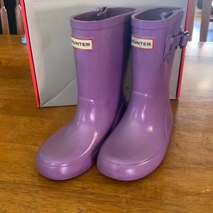 Hunter boots kids size 8us